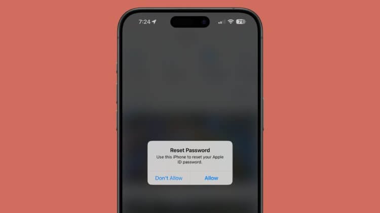 Айфон предлагает сбросить пароль от Apple ID. Что делать. Фото.