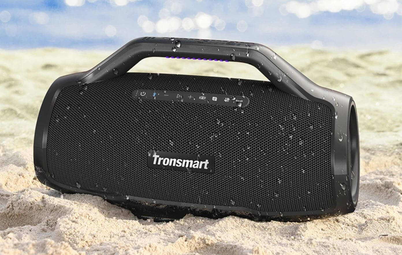 Какую большую колонку купить. Tronsmart Bang Max — мощнейшая колонка бренда, которая подойдет для большой тусовки даже на открытом воздухе. Какую большую колонку купить. Tronsmart Bang Max — мощнейшая колонка бренда, которая подойдет для большой тусовки даже на открытом воздухе. Фото.