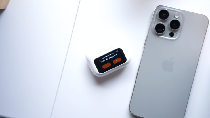 Реплика наушников AirPods Pro 2. Кейс позволяет искать наушники. Реплика наушников AirPods Pro 2. Кейс позволяет искать наушники. Фото.