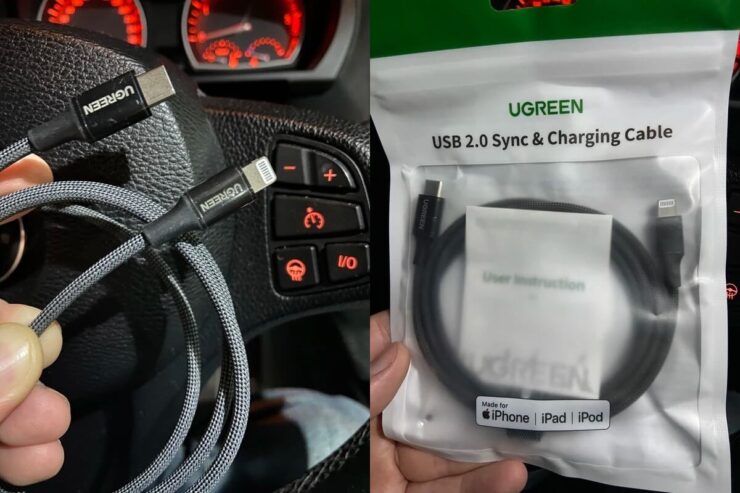 Провод для зарядки Айфона. Кабель имеет сертификацию MFi, а значит, за качество можно не переживать. Провод для зарядки Айфона. Кабель имеет сертификацию MFi, а значит, за качество можно не переживать. Фото.