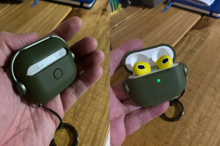 Чехол для AirPods. Наушники в наушниках. Не только звучит, но и выглядит забавно. Чехол для AirPods. Наушники в наушниках. Не только звучит, но и выглядит забавно. Фото.