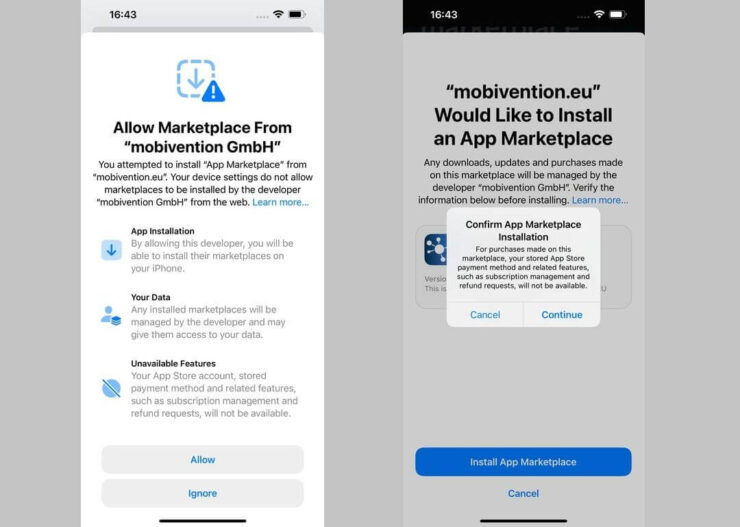 Сторонний магазин приложений для Айфона. Установка выглядит достаточно просто. Хотя в настройки iPhone все равно придется зайти. Изображение: theverge.com. Фото.
