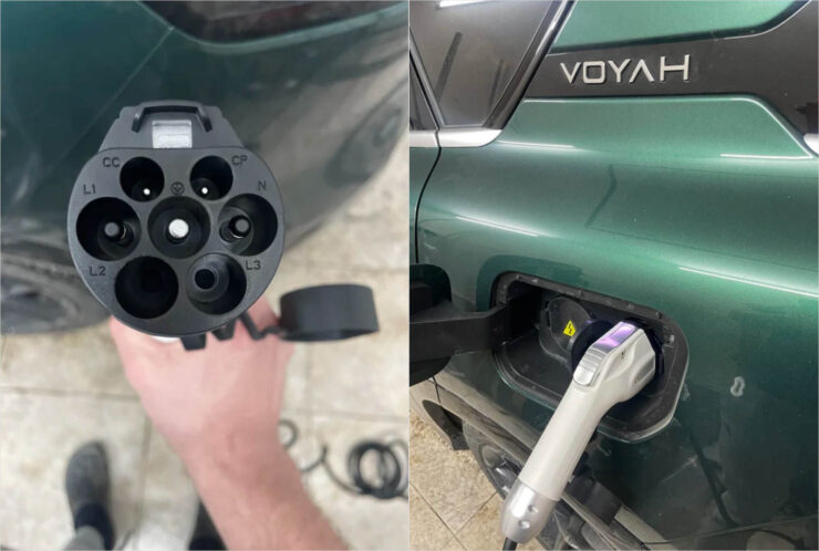 Зарядное устройство для электромобиля GB/T. Данное ЗУ подходит для всех электромобилей с разъемом GB/T. Зарядное устройство для электромобиля GB/T. Данное ЗУ подходит для всех электромобилей с разъемом GB/T. Фото.