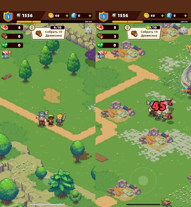 Guardian War — бесплатная игра на Айфон. Соберите отряд и победите всех врагов. Фото.