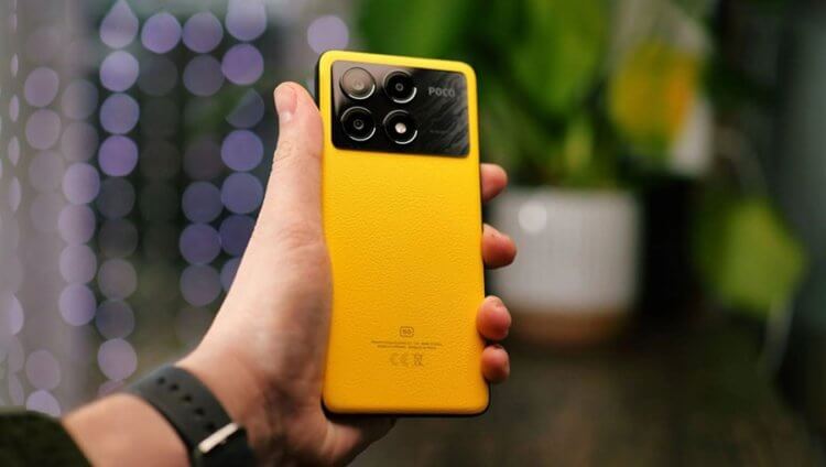 POCO X6 Pro — хороший смартфон для игр. В желтом цвете POCO X6 Pro смотрится просто бомбезно. Изображение: mi92.ru. Фото.