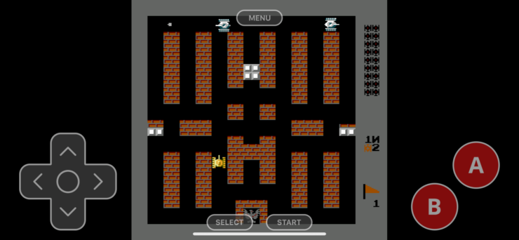 Бесплатно играть в Танчики с Денди. В легендарные Танчики можно погонять прямо с Айфона. Фото.
