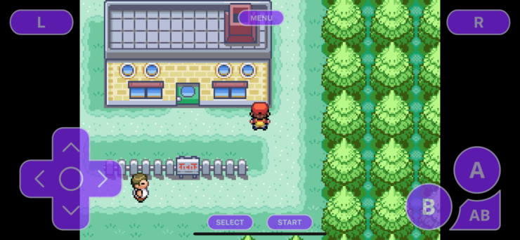 Ретро-игра про Покемонов. Закладывайте на Покемонов побольше времени. События здесь развиваются очень неспеша. Фото.