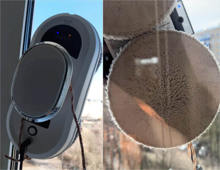 Недорогой робот-мойщик окон. Этот робот отмоет не только окна, но и плитку. Недорогой робот-мойщик окон. Этот робот отмоет не только окна, но и плитку. Фото.