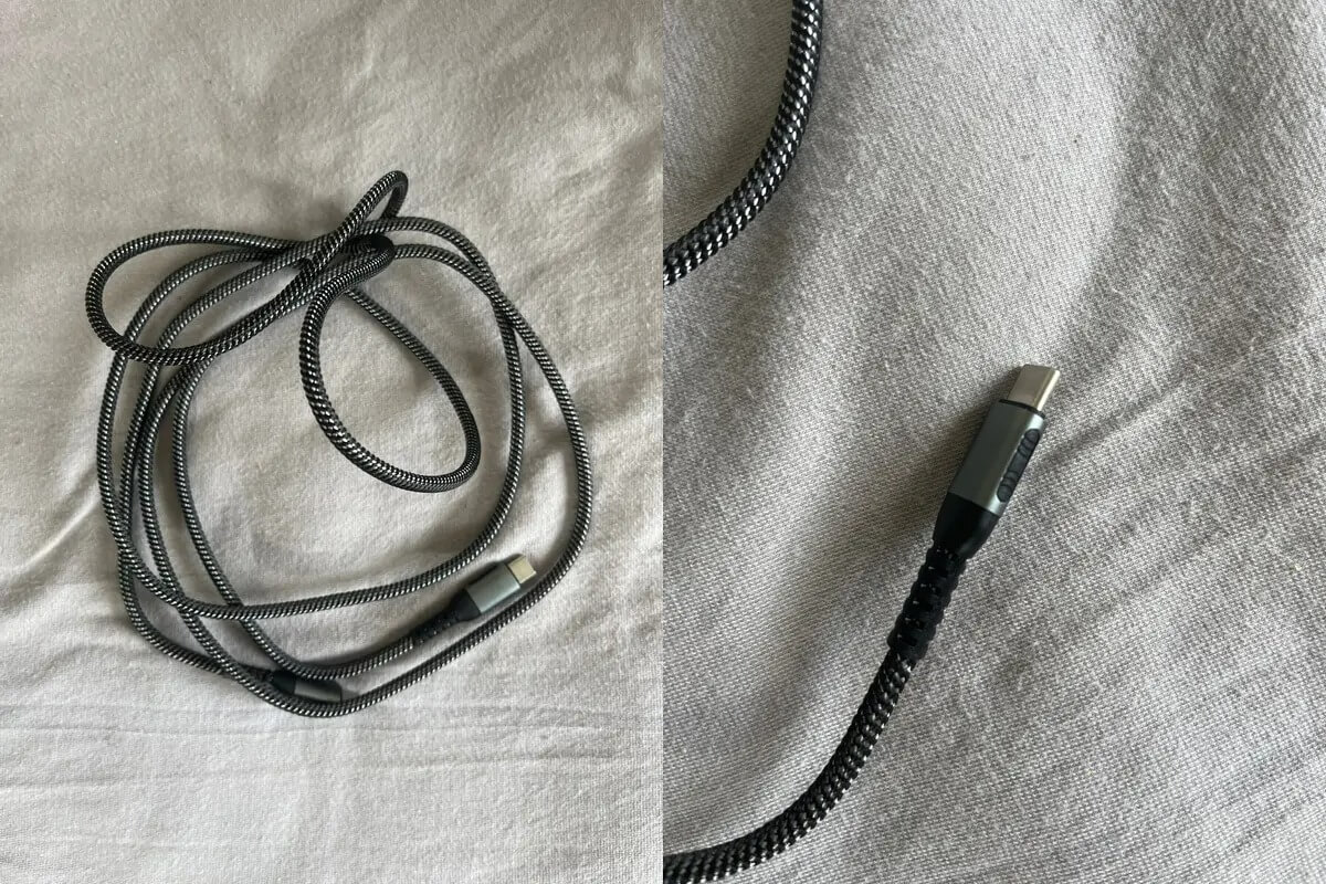 Провод для Айфона 15. Из-за USB-C в iPhone 15 придется заменить все провода, которыми вы пользуетесь. Фото.