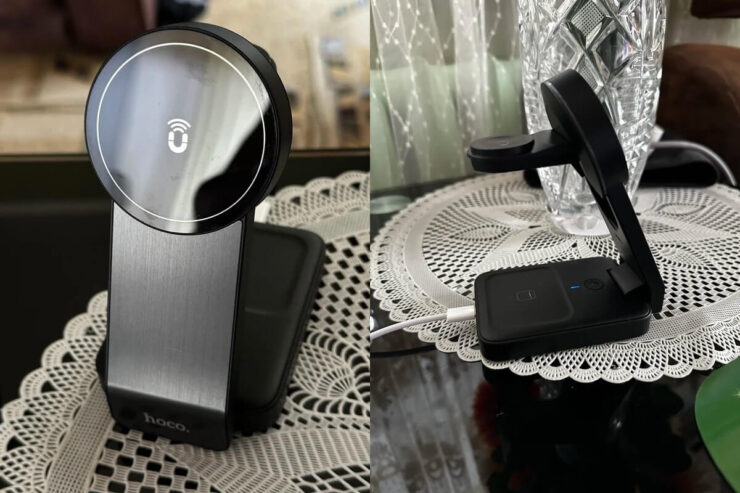 Зарядная станция для Айфона. Выглядит зарядная станция очень стильно. Зарядная станция для Айфона. Выглядит зарядная станция очень стильно. Фото.