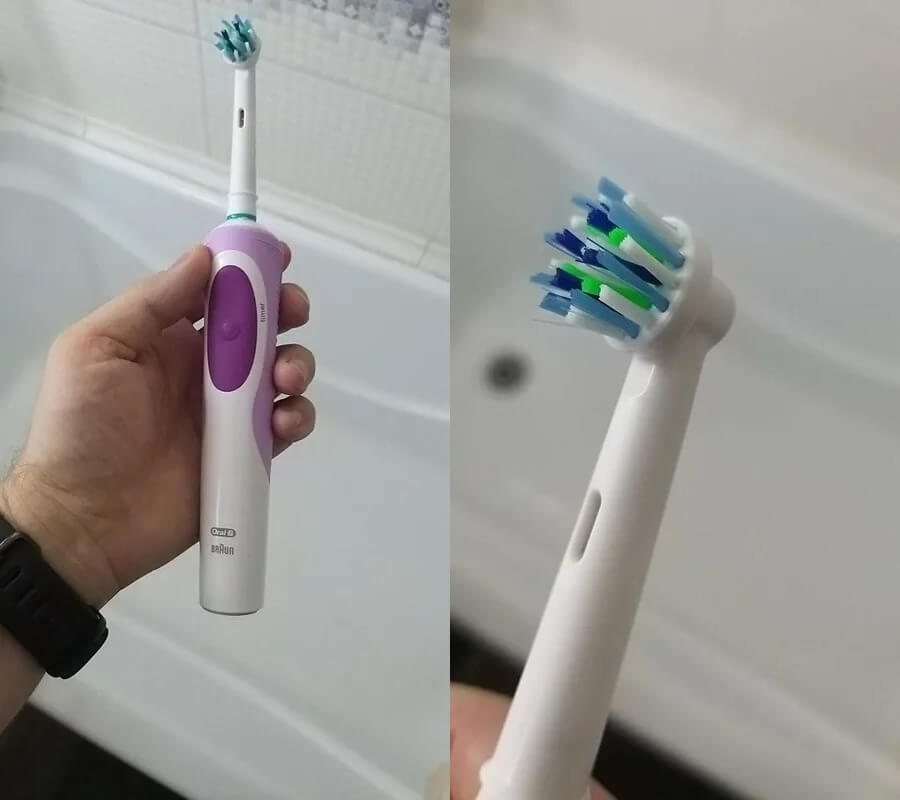 Электрическая зубная щетка Oral-B. Обеспечьте своим зубам достойный уход. Фото.