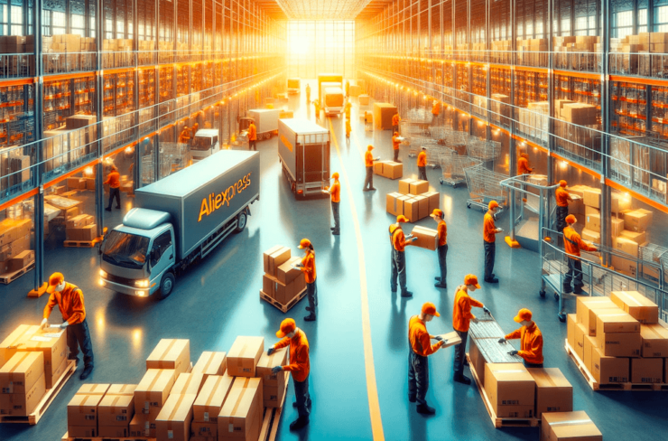 Уйдет ли АлиЭкспресс из России. AliExpress продолжает поставки в Россию. Фото.