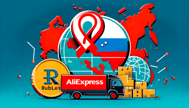Правда ли, что AliExpress перестал принимать рубли и остановил доставку в Россию. Фото.