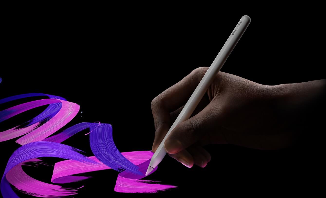 Чем новый Apple Pencil Pro лучше других стилусов для iPad. Фото.