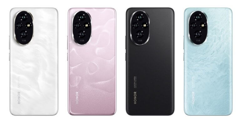 Дизайн Honor 200 Pro. В этих цветах смартфон и правда выглядит немного по-женски. Фото.