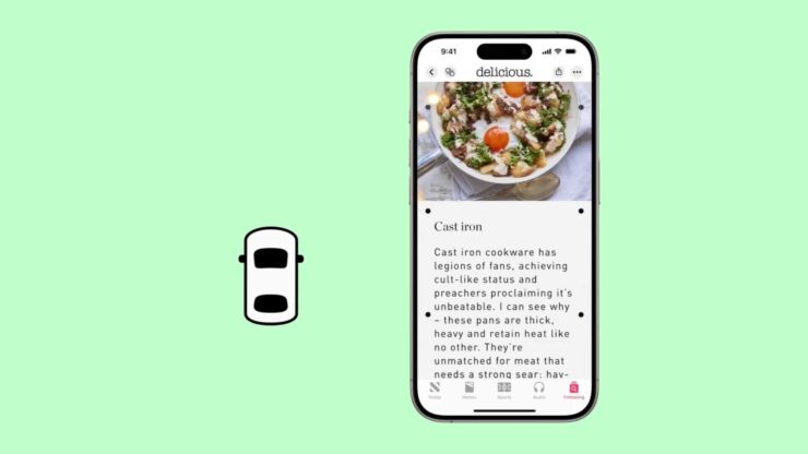 Как бороться с укачиванием. Айфон поможет вам бороться с укачиванием в автомобиле. Изображение: macrumors.com. Фото.