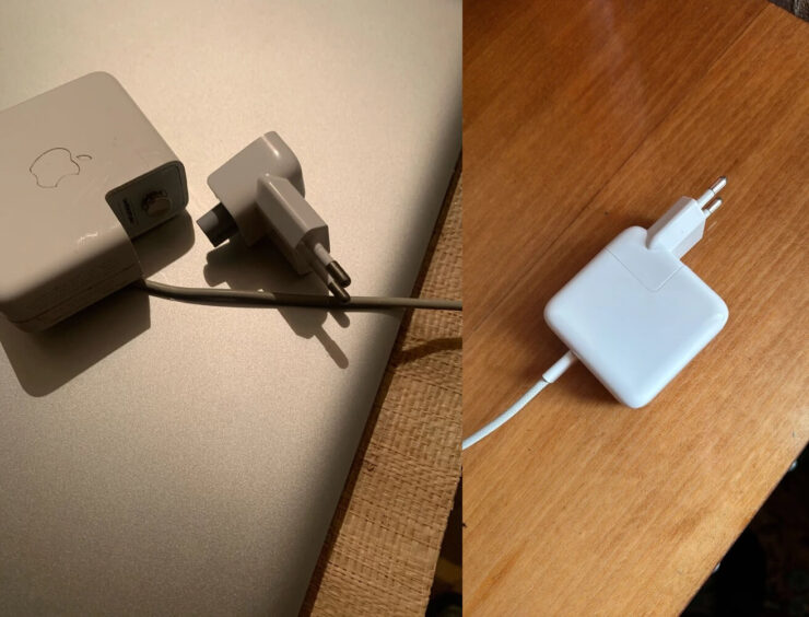 Переходник для зарядки ноутбука. Зарядку можно разобрать и заменить иностранную вилку европейской. Изображение: wildberries.ru, aliexpress.ru. Переходник для зарядки ноутбука. Зарядку можно разобрать и заменить иностранную вилку европейской. Изображение: wildberries.ru, aliexpress.ru. Фото.