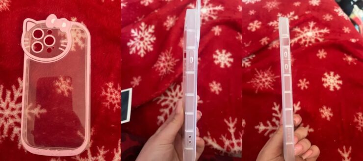 Прозрачный чехол на Айфон. Чехол не сильно увеличивает габариты устройства. Прозрачный чехол на Айфон. Чехол не сильно увеличивает габариты устройства. Фото.