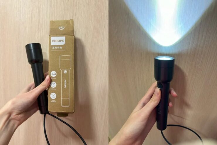 Мощный фонарик. Хороший фонарик всегда пригодится при поездке на природу. Мощный фонарик. Хороший фонарик всегда пригодится при поездке на природу. Фото.