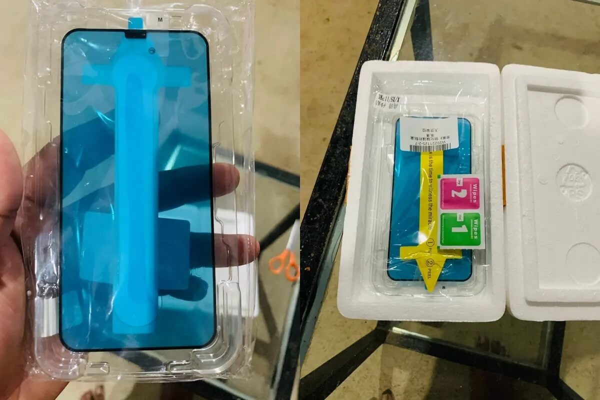 Защитное стекло на iPhone. Экран iPhone нуждается в защите. Фото.