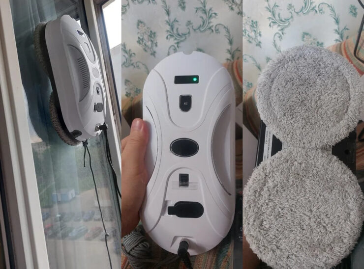 Хороший робот-мойщик окон. С таким роботом стекла в вашем доме будут блистеть. Хороший робот-мойщик окон. С таким роботом стекла в вашем доме будут блистеть. Фото.