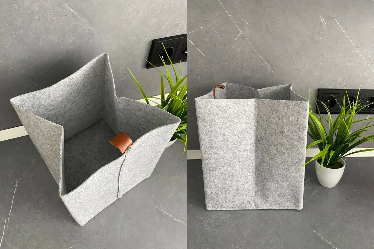 Короб для хранения вещей. Очень стильный короб для любого интерьера. Фото.