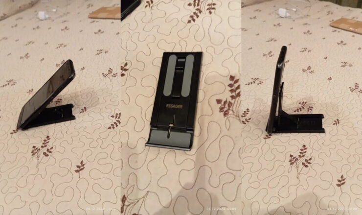 Подставка для телефона. Подставку можно использовать даже с планшетом. Фото.