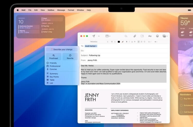 Как пользоваться Apple Intelligence. Фишка будет доступна не только на ПК, но и на смартфонах с планшетами. Как пользоваться Apple Intelligence. Фишка будет доступна не только на ПК, но и на смартфонах с планшетами. Фото.
