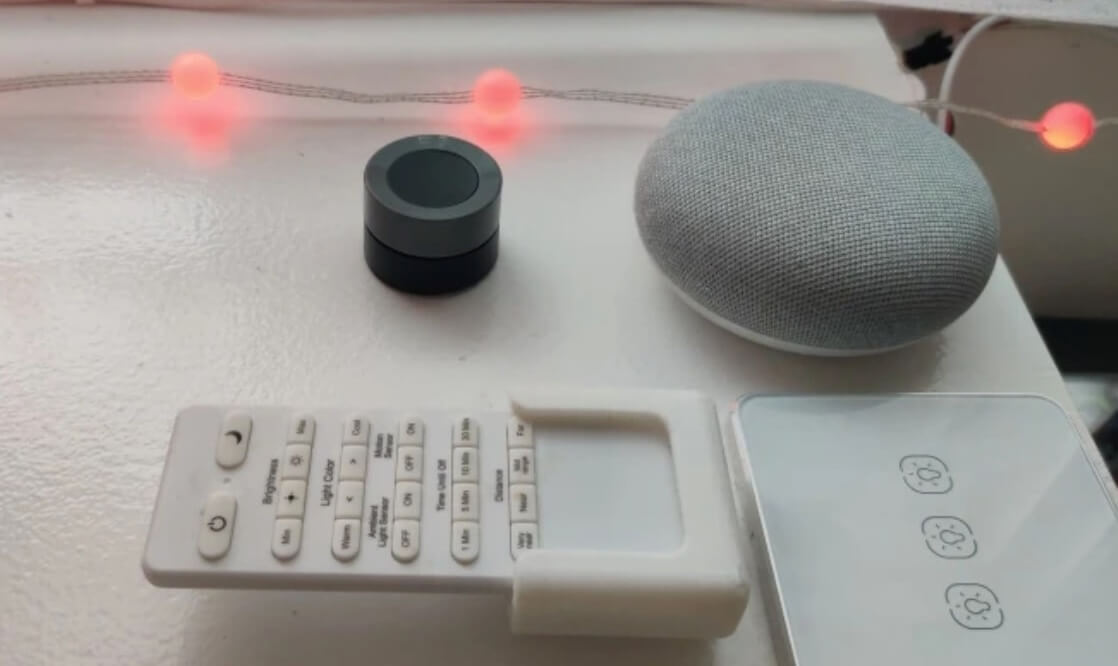 Универсальный выключатель с Zigbee. Этим выключателем можно регулировать почти любые умные устройства. Фото.