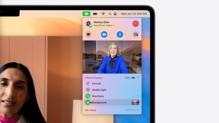 Что нового в macOS Sequoia. Менять фон теперь можно гораздо быстрее и качественнее. Что нового в macOS Sequoia. Менять фон теперь можно гораздо быстрее и качественнее. Фото.