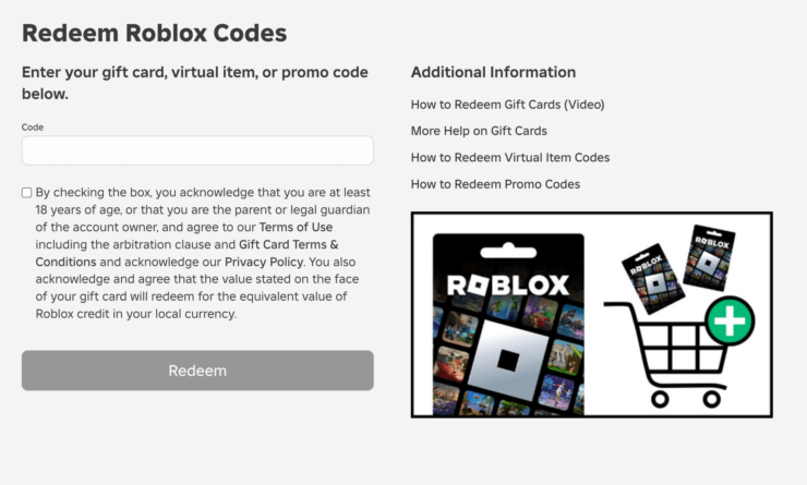 Где купить робуксы с российской карты. Гасить промокод нужно тут. Фото.