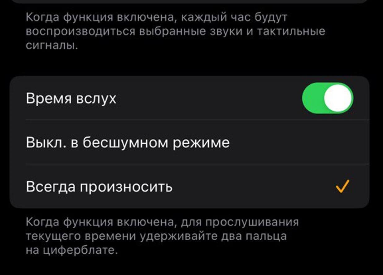 Время вслух на Apple Watch — что это. При нажатии на циферблат Apple Watch сами произнесут время. Время вслух на Apple Watch — что это. При нажатии на циферблат Apple Watch сами произнесут время. Фото.