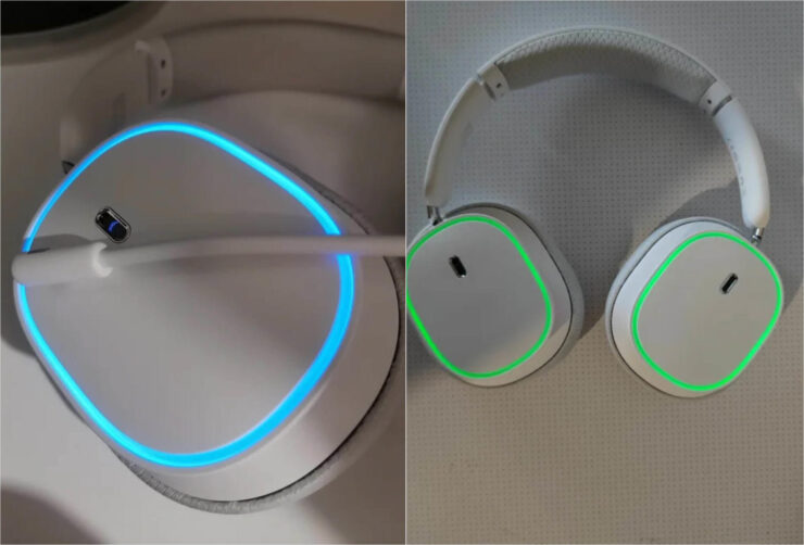 Геймерские наушники с RGB и микрофоном. Если вы не геймер, вам эти «уши» тоже подойдут. Фото.