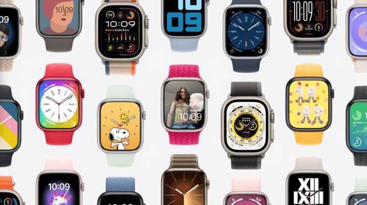 Apple показала watchOS 11: обновленные тренировки, отслеживание нагрузки и свежие циферблаты. Новых циферблатов в watchOS 11 не завезли. Фото.