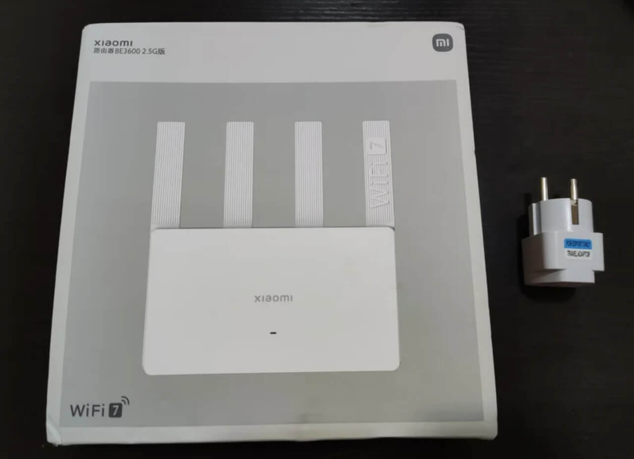 Роутер Xiaomi с поддержкой Wi-Fi 7. Это один из самых доступных роутеров с Wi-Fi 7. Фото.
