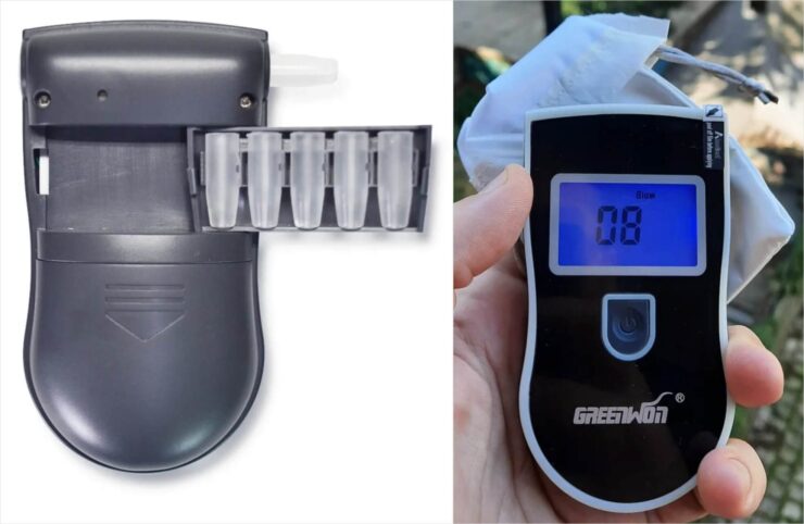 Недорогой, но точный алкотестер. Подуйте в трубочку…. Недорогой, но точный алкотестер. Подуйте в трубочку…. Фото.