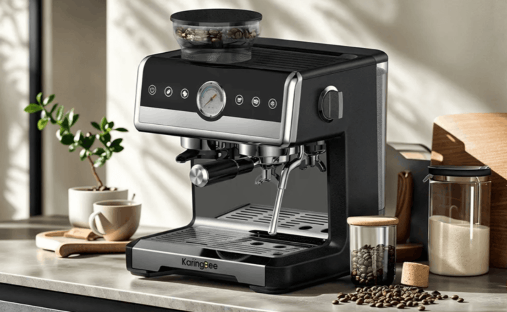 Как выглядит кофемашина. Выглядит кофемашина очень стильно. Изображение: ozon.ru. Как выглядит кофемашина. Выглядит кофемашина очень стильно. Изображение: ozon.ru. Фото.