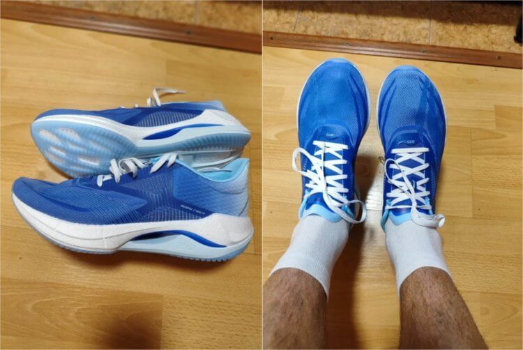 Мужские тканевые кроссовки Li-Ning. Li-Ning — это реально известный китайский бренд спортивной одежды и обуви. Фото.