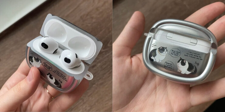 Чехол для наушников AirPods. Чехол надежно защитит кейс от повреждений. Чехол для наушников AirPods. Чехол надежно защитит кейс от повреждений. Фото.