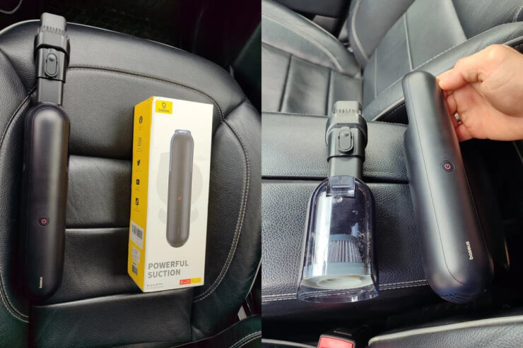 Автомобильный пылесос. Такой пылесос не займет в автомобиле много места. Автомобильный пылесос. Такой пылесос не займет в автомобиле много места. Фото.