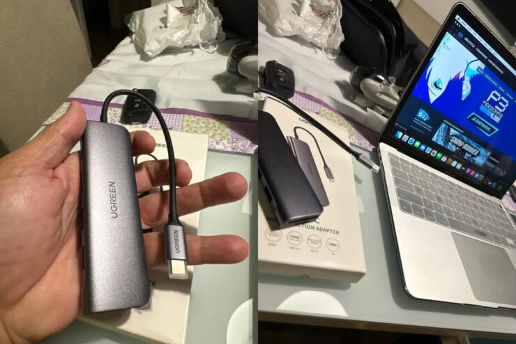 Хаб для Макбука. Вот такой хаб еще и выглядит стильно. Хаб для Макбука. Вот такой хаб еще и выглядит стильно. Фото.