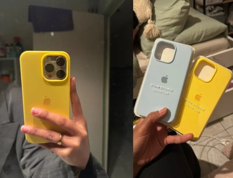 Силиконовый чехол для iPhone. Чехлы можно найти в разных цветах. Силиконовый чехол для iPhone. Чехлы можно найти в разных цветах. Фото.