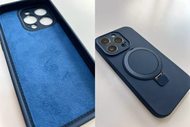 Силиконовый чехол для Айфона. Металлическое кольцо позволит не только с удобством носить смартфон, но и использовать его в качестве подставки. Фото.