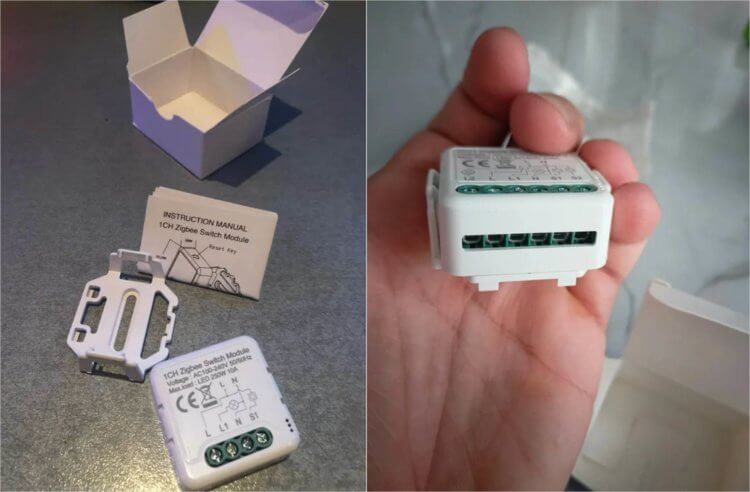 Умное реле с поддержкой ZigBee. Умное реле сделает из обычного выключателя умный. Умное реле с поддержкой ZigBee. Умное реле сделает из обычного выключателя умный. Фото.
