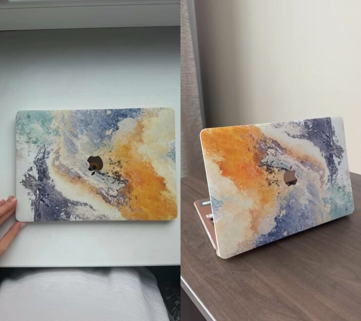 Чехол на Макбук Эйр. Внешний вид Макбука сразу преображается. Чехол на Макбук Эйр. Внешний вид Макбука сразу преображается. Фото.