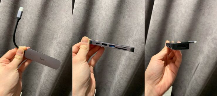 USB Type-C переходник. Все нужные разъемы доступны на этом хабе. USB Type-C переходник. Все нужные разъемы доступны на этом хабе. Фото.