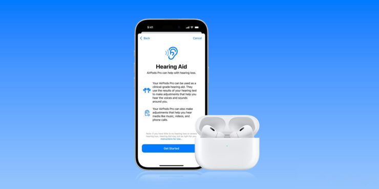 Наушники как слуховой аппарат. AirPods Pro 2 теперь настоящий слуховой аппарат. Изображение: 9to5mac.com. Наушники как слуховой аппарат. AirPods Pro 2 теперь настоящий слуховой аппарат. Изображение: 9to5mac.com. Фото.