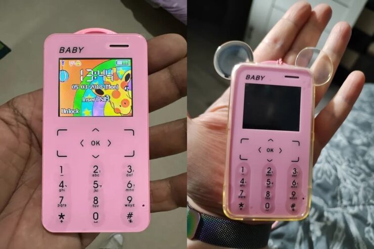 Мобильный телефон для звонков. Телефон выглядит очень забавно. Мобильный телефон для звонков. Телефон выглядит очень забавно. Фото.