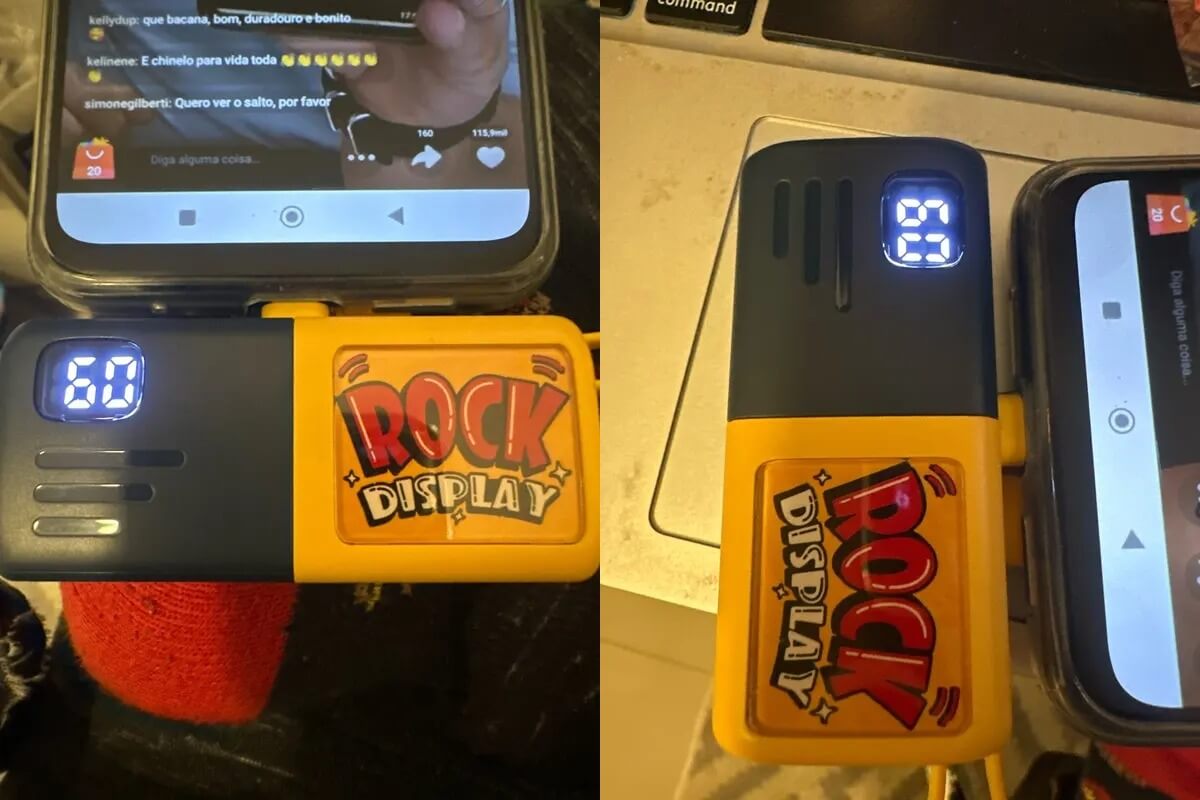 Внешний аккумулятор для телефона. Такой аккумулятор очень удобно брать с собой. Фото.