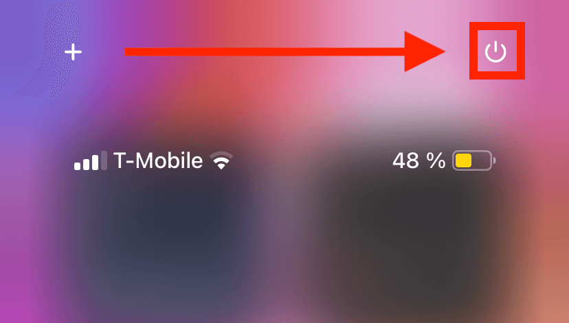 Как удалить приложение с Айфона. Айфон можно выключить через Пункт управления. Фото.